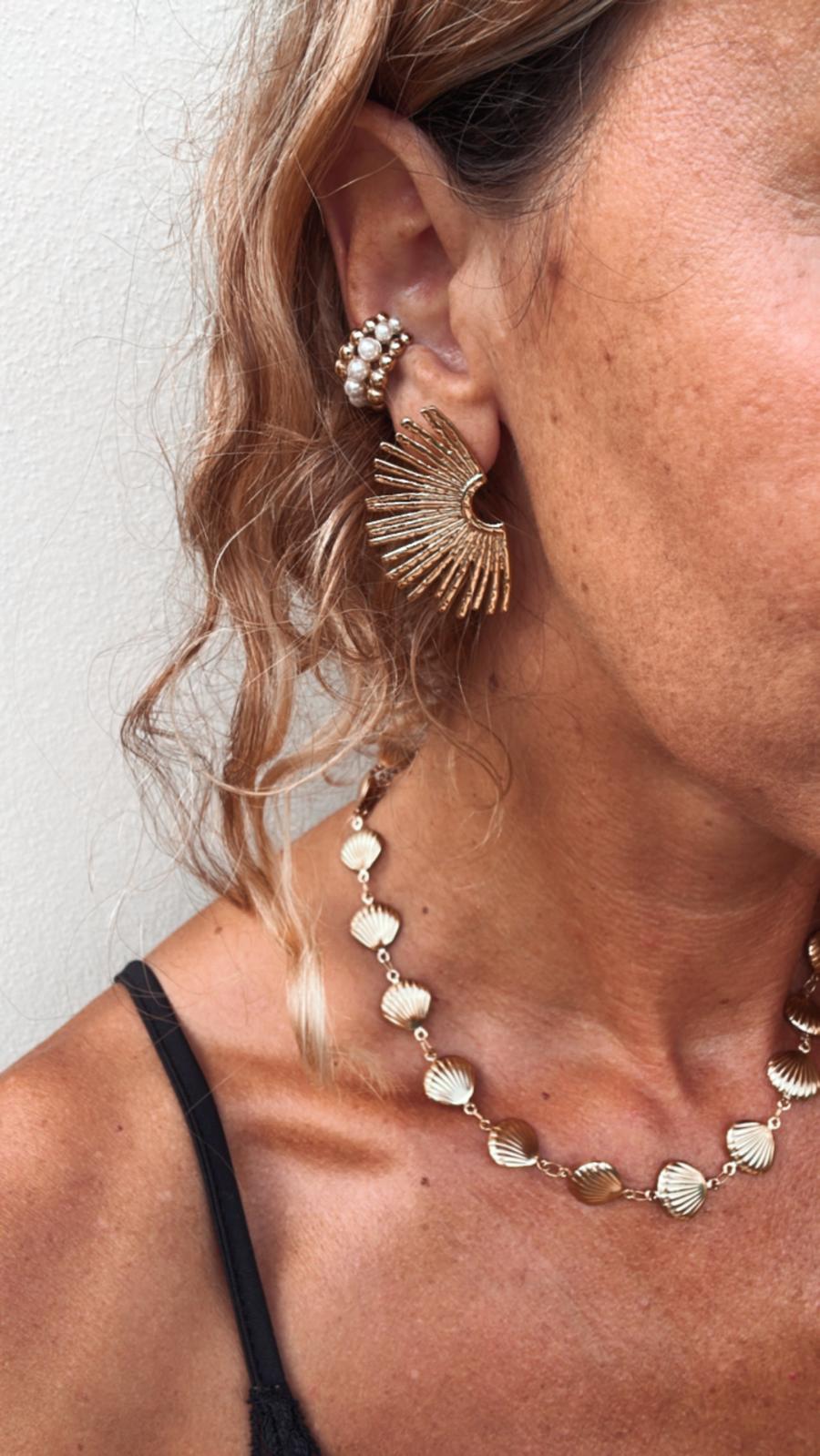 Ear Cuff in acciaio inossidabile anallergici e waterproof "Ilaria"