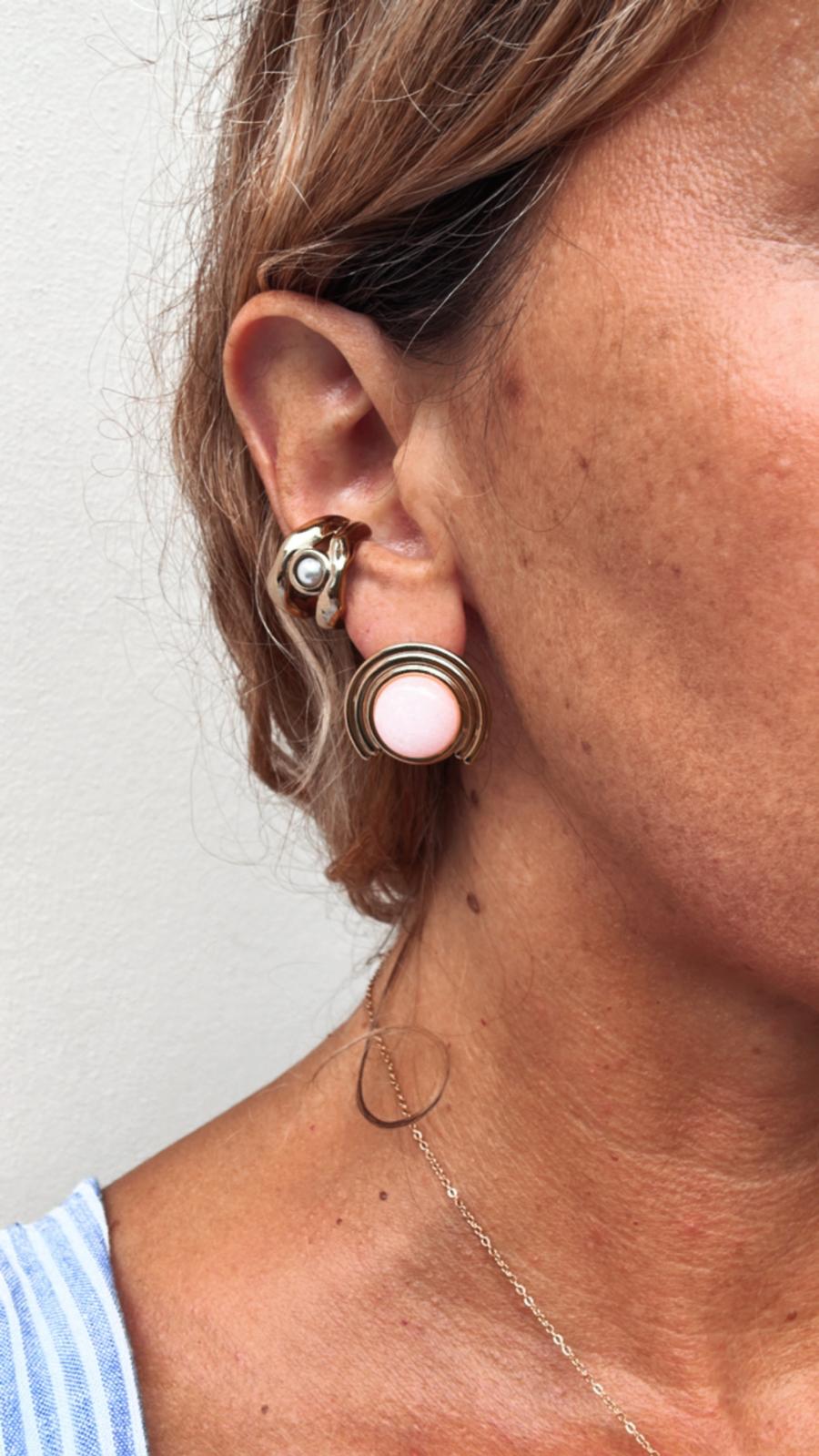 Ear Cuff in acciaio inossidabile anallergici e waterproof "Miranda"