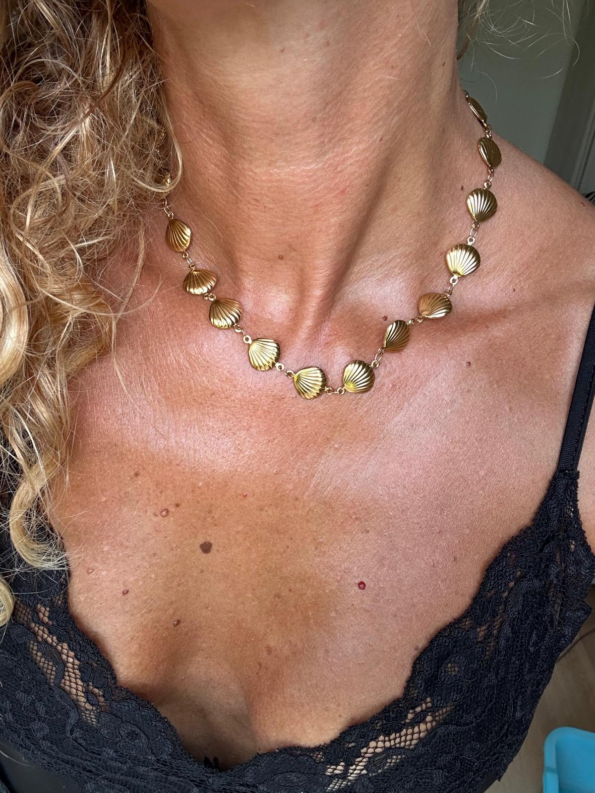 Collana in acciaio inossidabile anallergica e waterproof "Ariel"