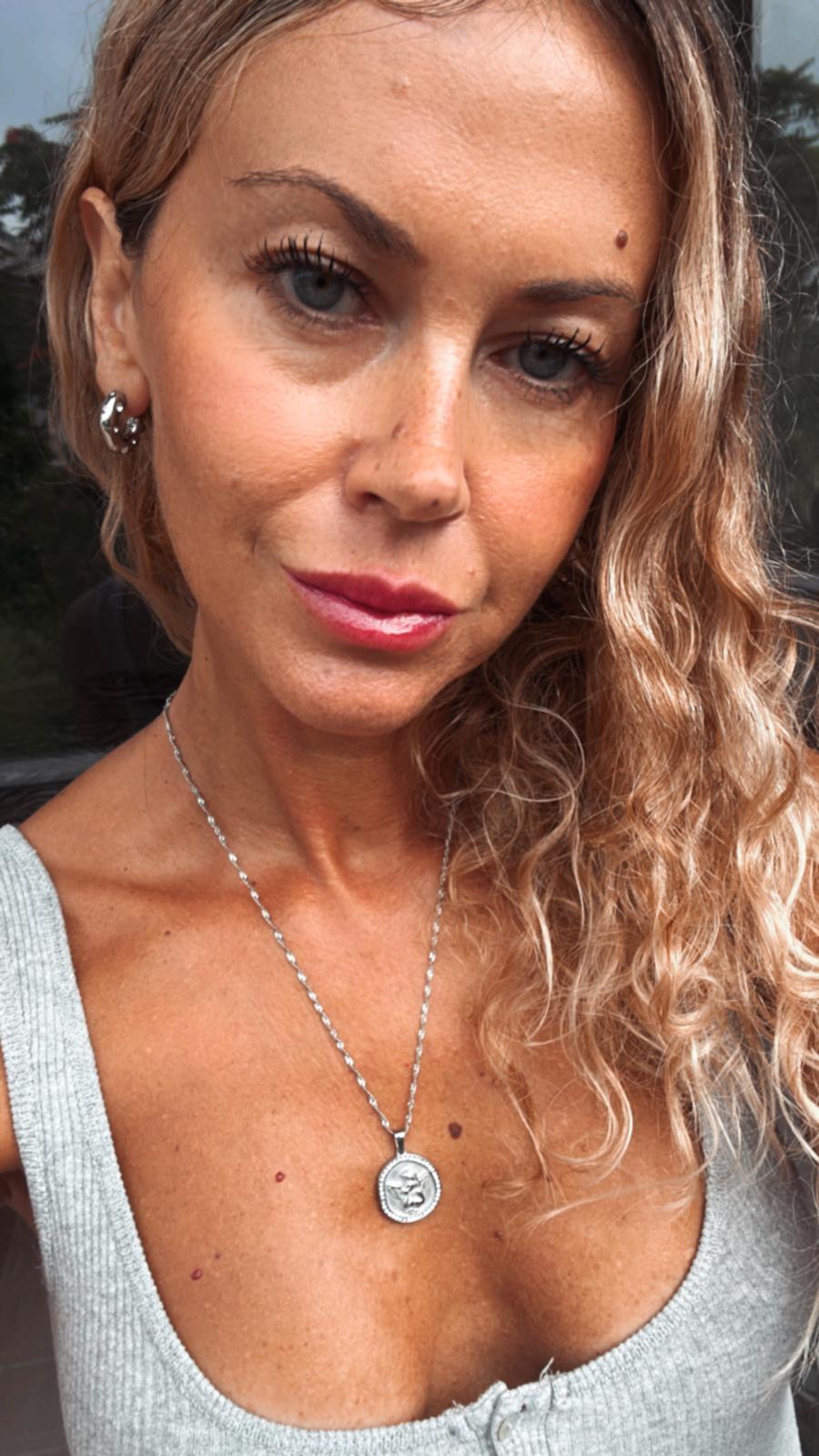Collana in acciaio inossidabile anallergica e waterproof "Angel"