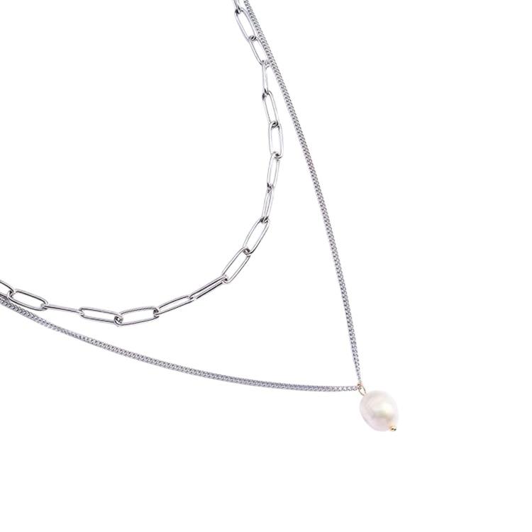Collana in acciaio inossidabile anallergica e waterproof "In Buona Compagnia" n.3