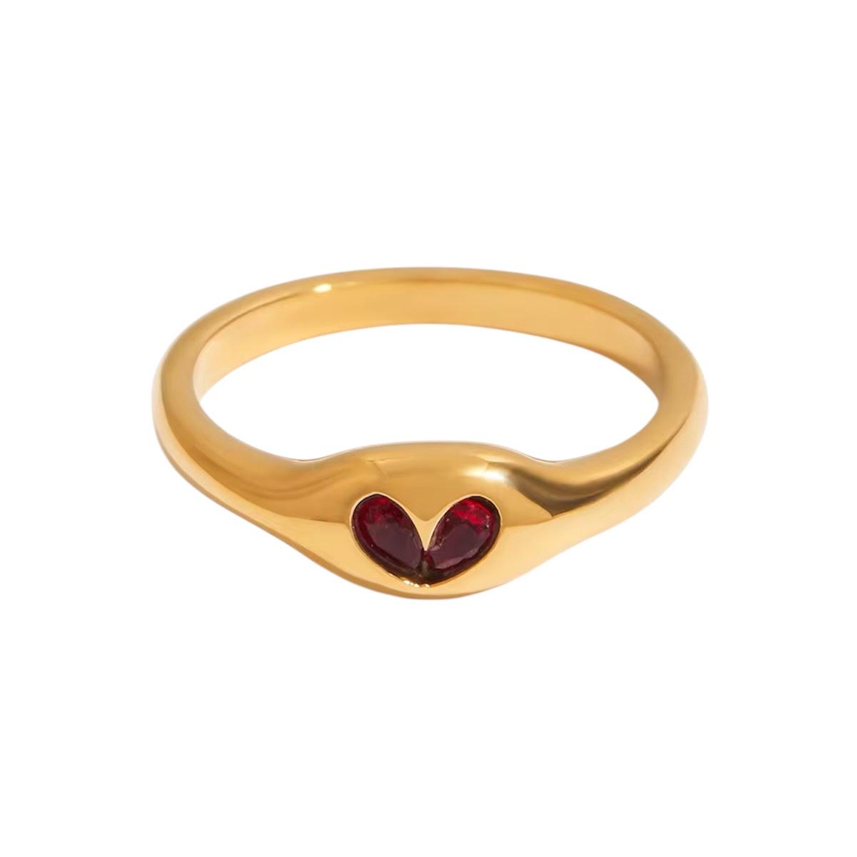 Anello in acciaio inossidabile anallergico e waterproof "Amami"