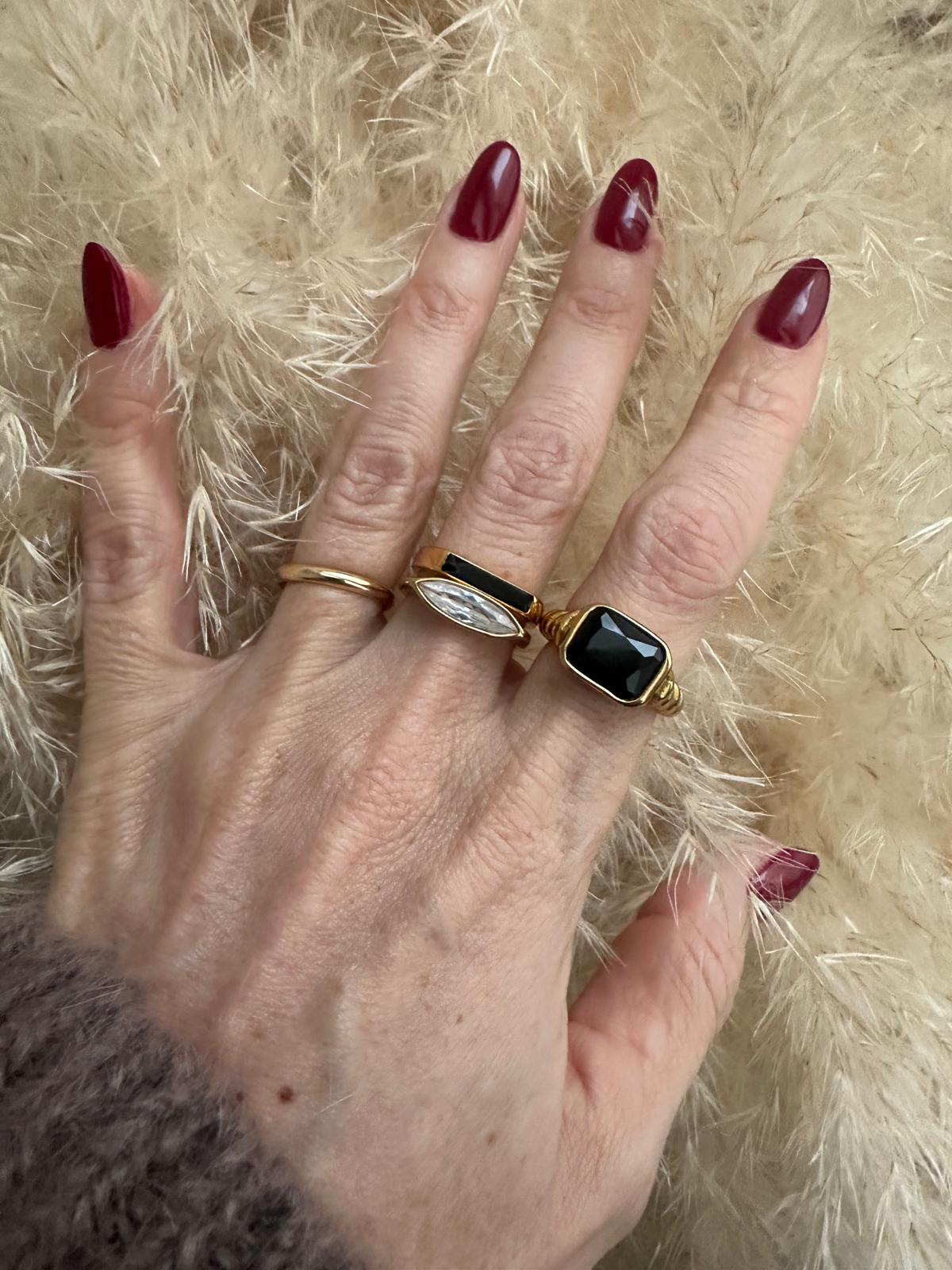 Anello in acciaio inossidabile anallergico e waterproof "Panther”