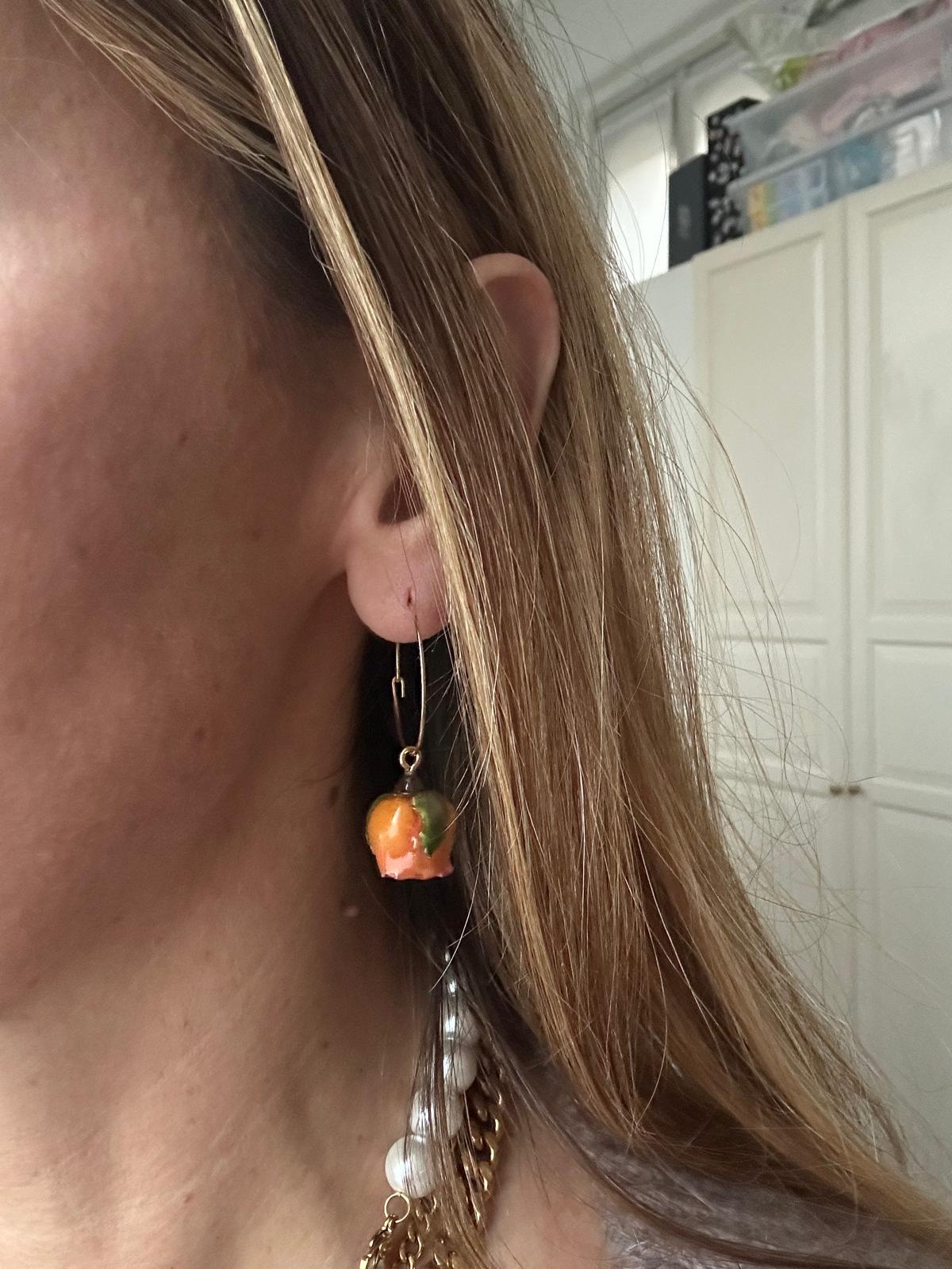 Orecchini in acciaio inossidabile anallergici e waterproof "Bocciolo"