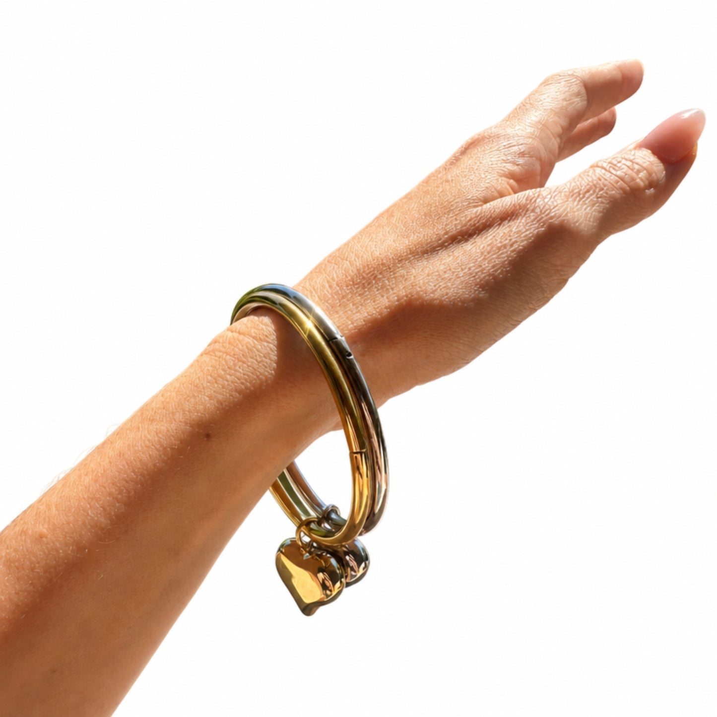 Bracciale in acciaio inossidabile anallergico e waterproof "Miriam"