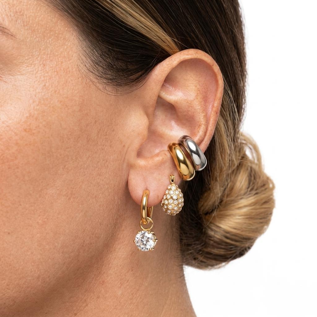 Ear Cuff in acciaio inossidabile