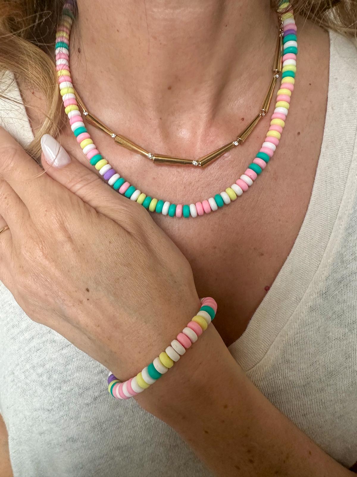 Collana in acciaio inossidabile anallergica e waterproof "Scheggia"