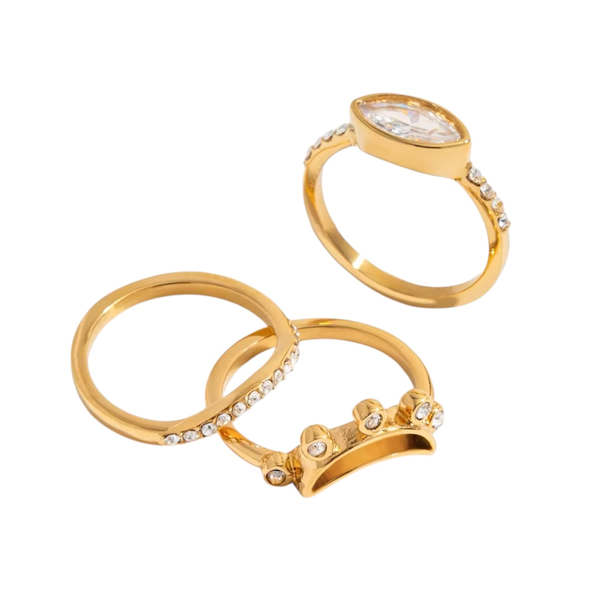 Anello in acciaio inossidabile anallergico e waterproof "Marilyn"