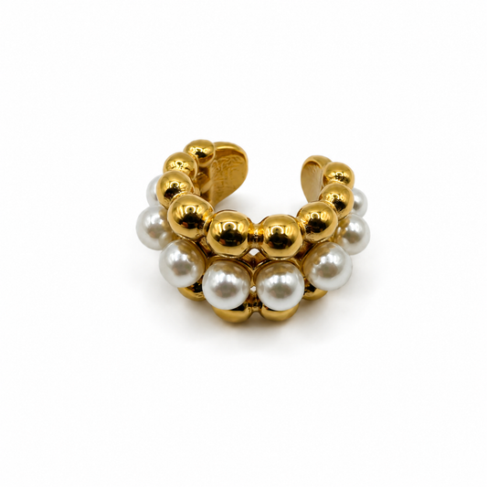 Ear Cuff in acciaio inossidabile anallergico e waterproof "Ilaria"