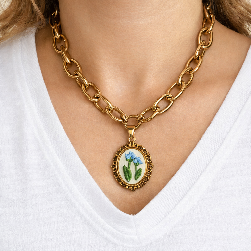 Collana in acciaio inossidabile anallergica e waterproof "Susy"