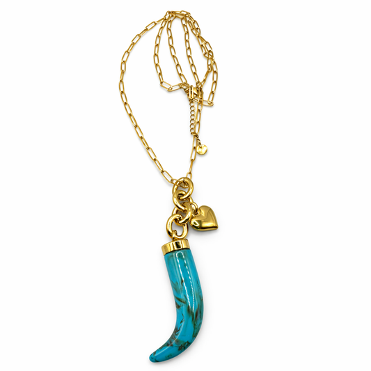 Collana in acciaio inossidabile anallergico e waterproof "India"