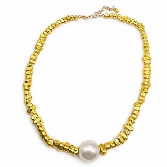 Collana in acciaio inossidabile anallergica e waterproof "Aurelia"