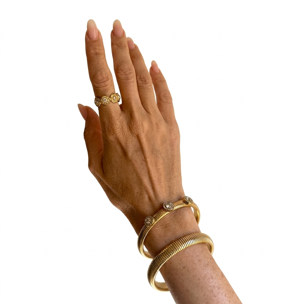 Bracciale in acciaio inossidabile anallergico e waterproof "Elettra"
