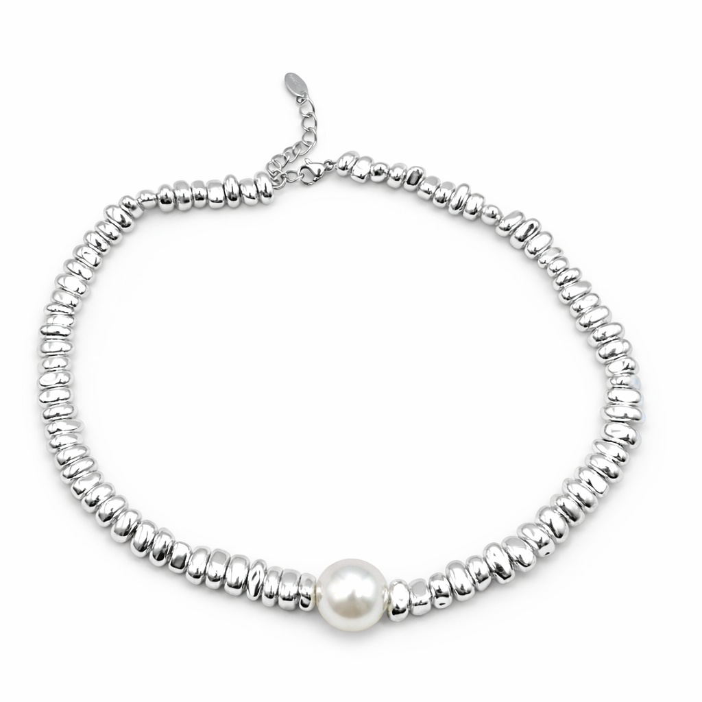 Collana in acciaio inossidabile anallergica e waterproof "Aurelia"