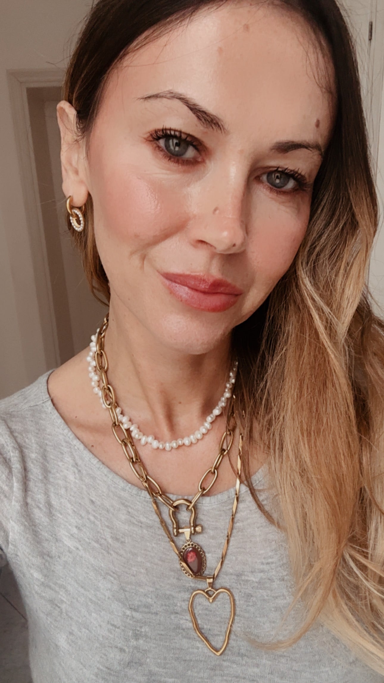 Collana in acciaio inossidabile anallergica e waterproof "Giada"