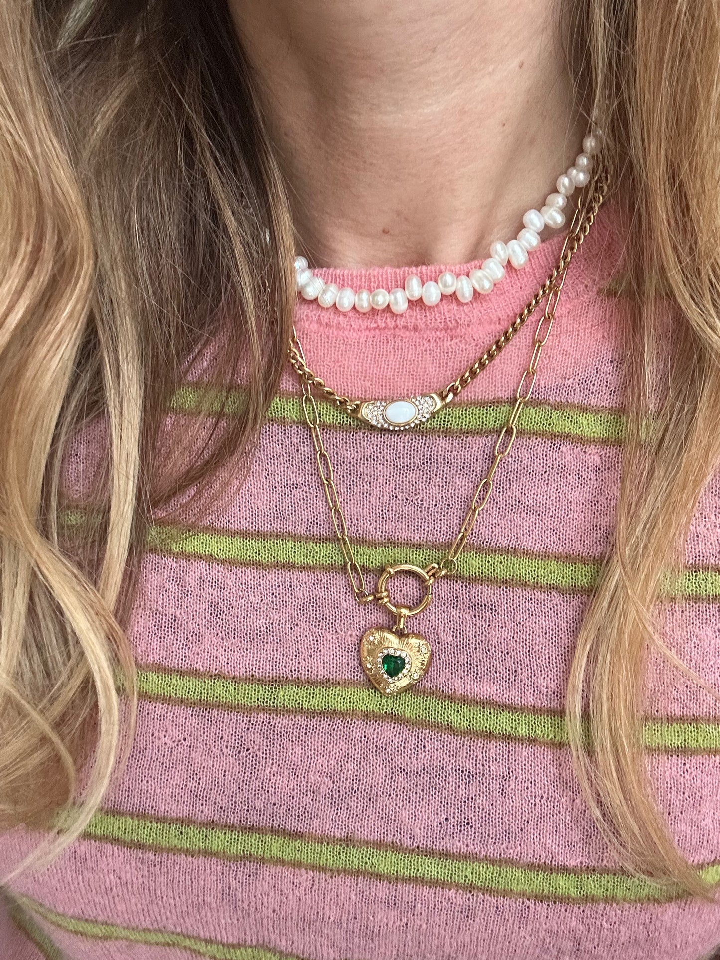 Collana in acciaio inossidabile anallergica e waterproof "Fanny"