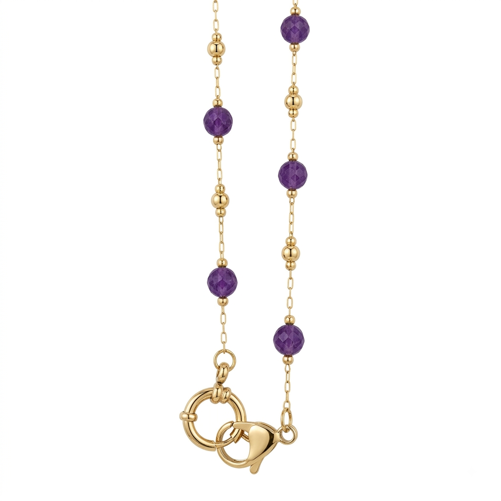 Collana in acciaio inossidabile anallergica e waterproof "Vesta"