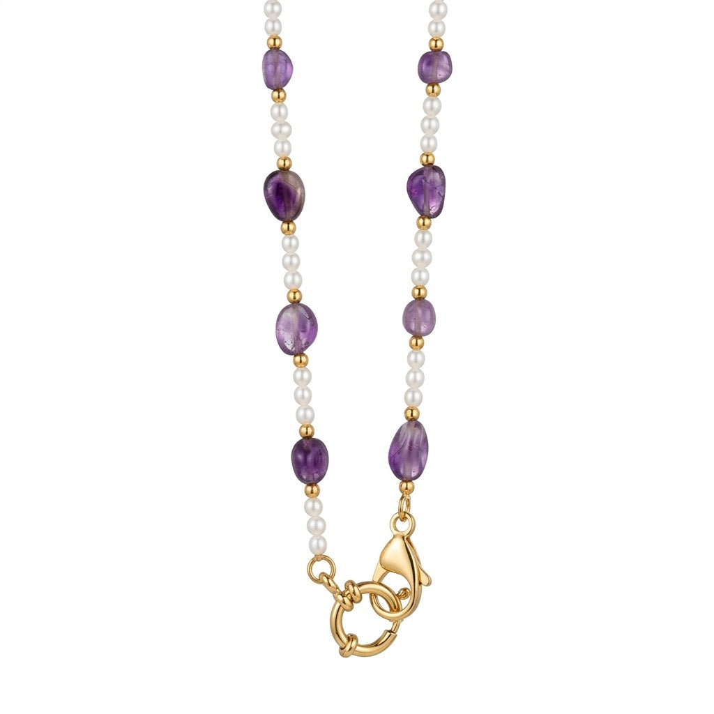 Collana in acciaio inossidabile anallergica e waterproof "Duna"