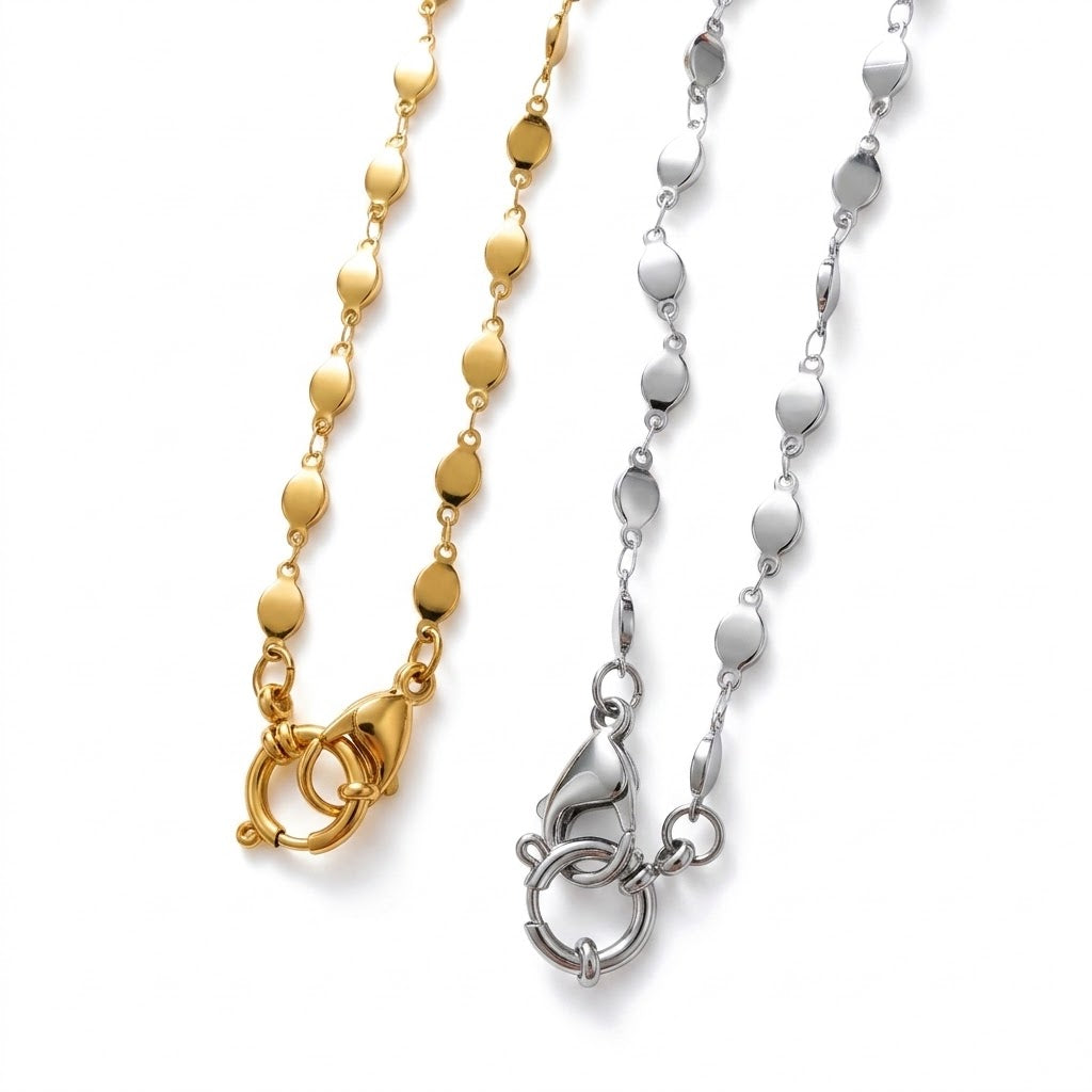 Collana in acciaio inossidabile anallergica e waterproof "Sabrina"