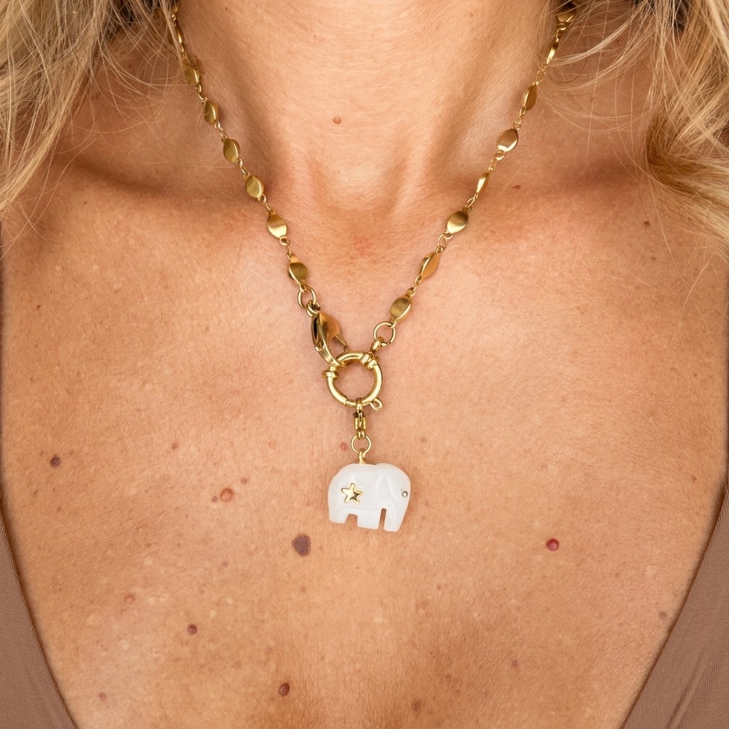 Collana in acciaio inossidabile anallergica e waterproof "Sabrina"