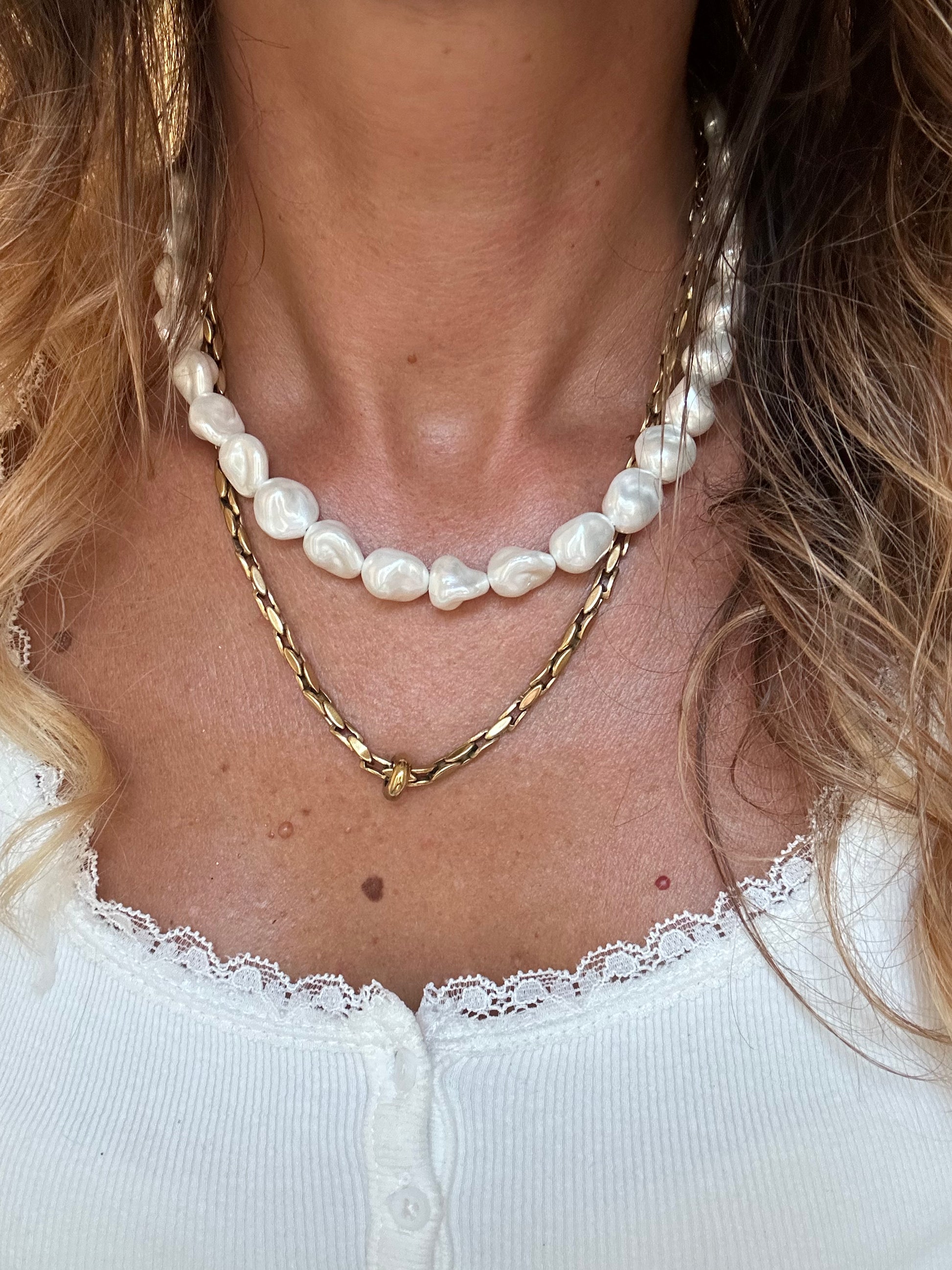 Collana in acciaio inossidabile anallergica e waterproof "Camilla"
