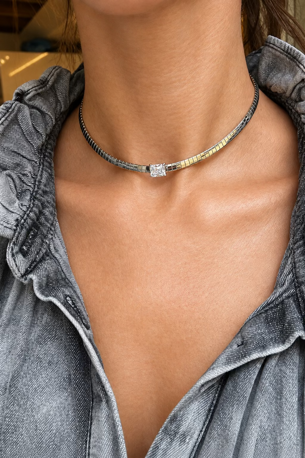 Collana in acciaio inossidabile waterproof "Cosmopolitan"