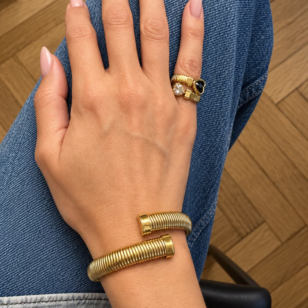 Bracciale in acciaio inossidabile waterproof "Nina"