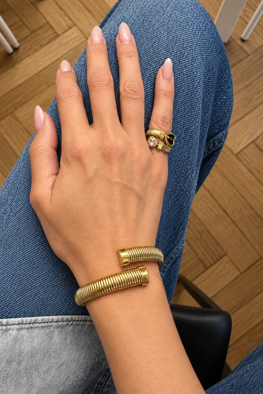 Bracciale in acciaio inossidabile waterproof "Nina"