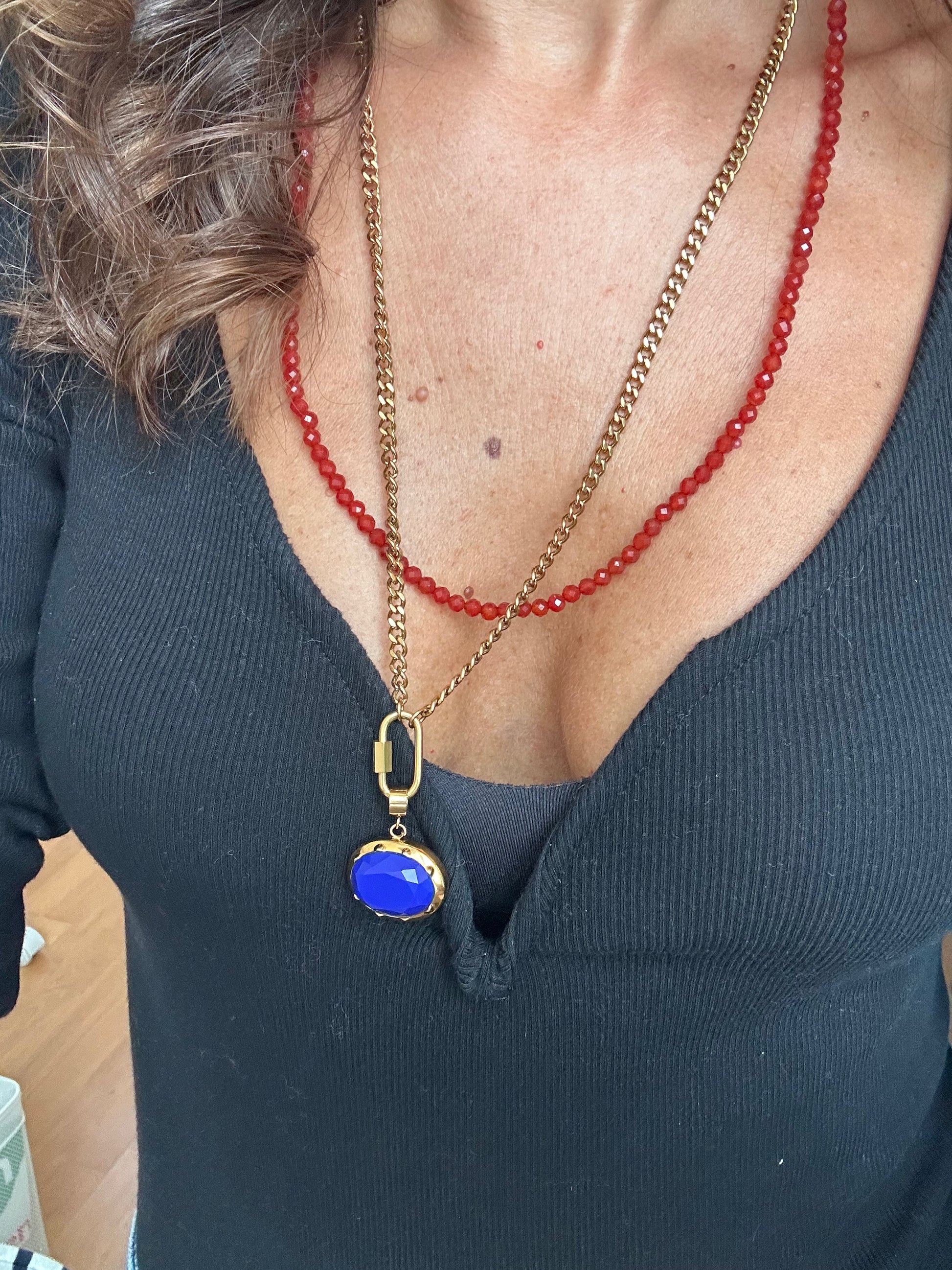 Collana in acciaio inossidabile ipoallergenica e waterproof "Dolly"