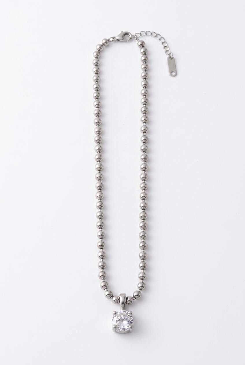 Collana con zircone in acciaio inossidabile waterproof "Sansa"