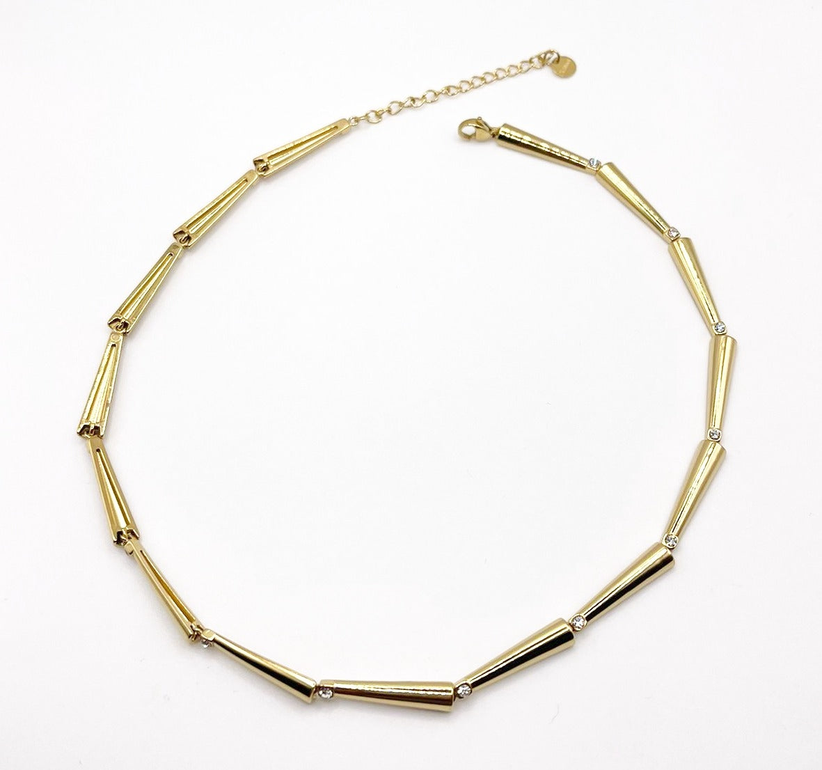 Collana in acciaio inossidabile anallergica e waterproof "Scheggia"