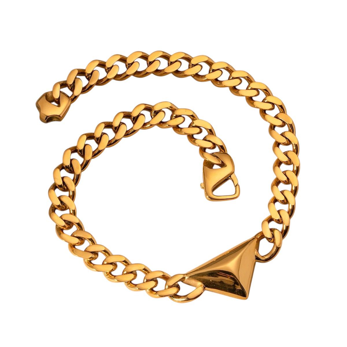 Collana in acciaio inossidabile anallergica e waterproof "Pazzesca"