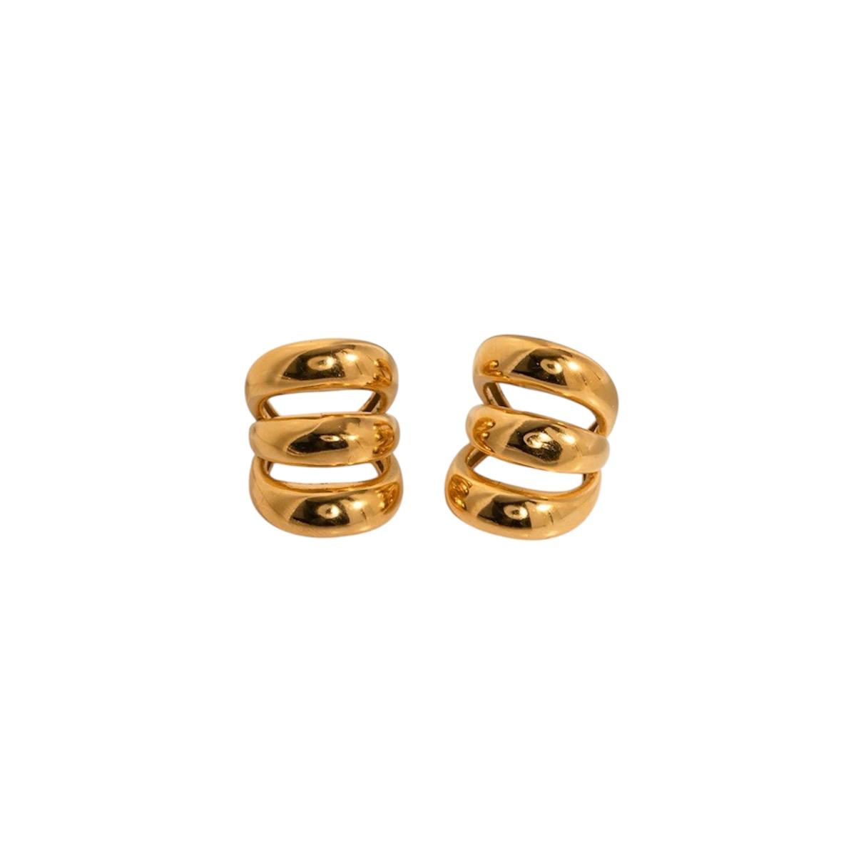 Ear Cuff in acciaio inossidabile anallergico e waterproof "Bambi"