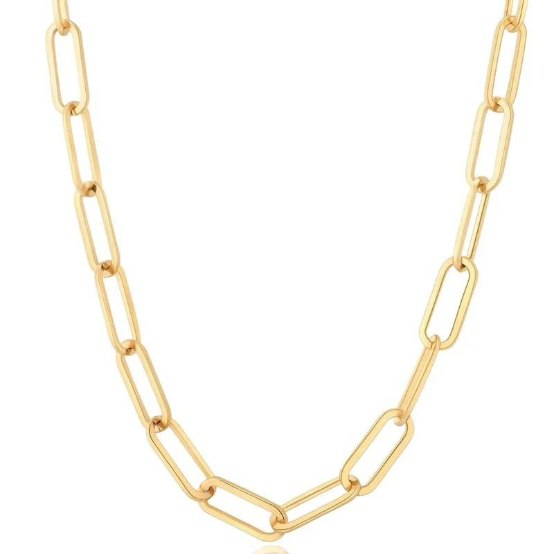 collana Catenella in acciaio inossidabile placcato oro 18K by LaGa