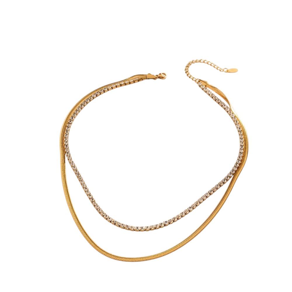 Collana in acciaio inossidabile anallergica e waterproof "In Buona Compagnia" n.6
