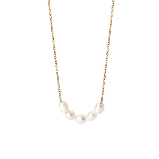 Collana in acciaio inossidabile anallergica e waterproof "Soffio"