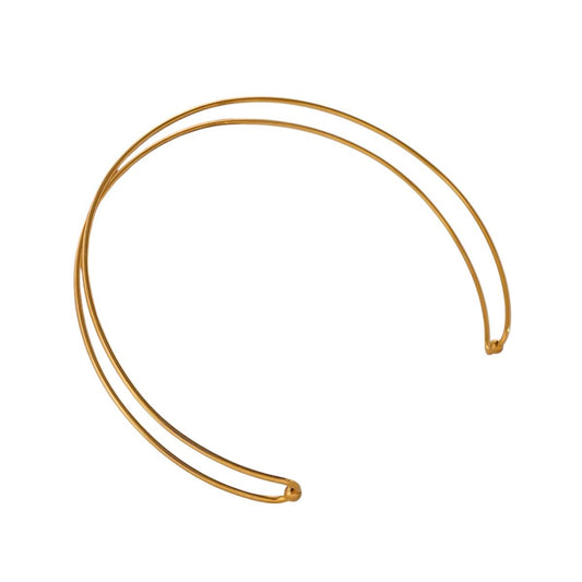 Collana in acciaio inossidabile anallergico e waterproof "Bis"