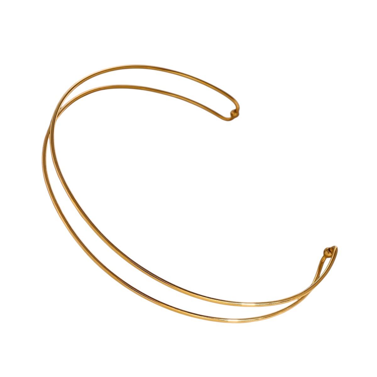 Collana in acciaio inossidabile anallergico e waterproof "Bis"