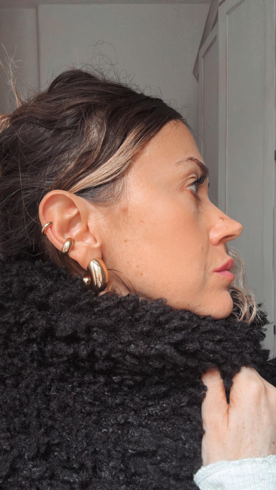 Ear Cuff in acciaio inossidabile anallergici e waterproof "Mimì e Cocò"