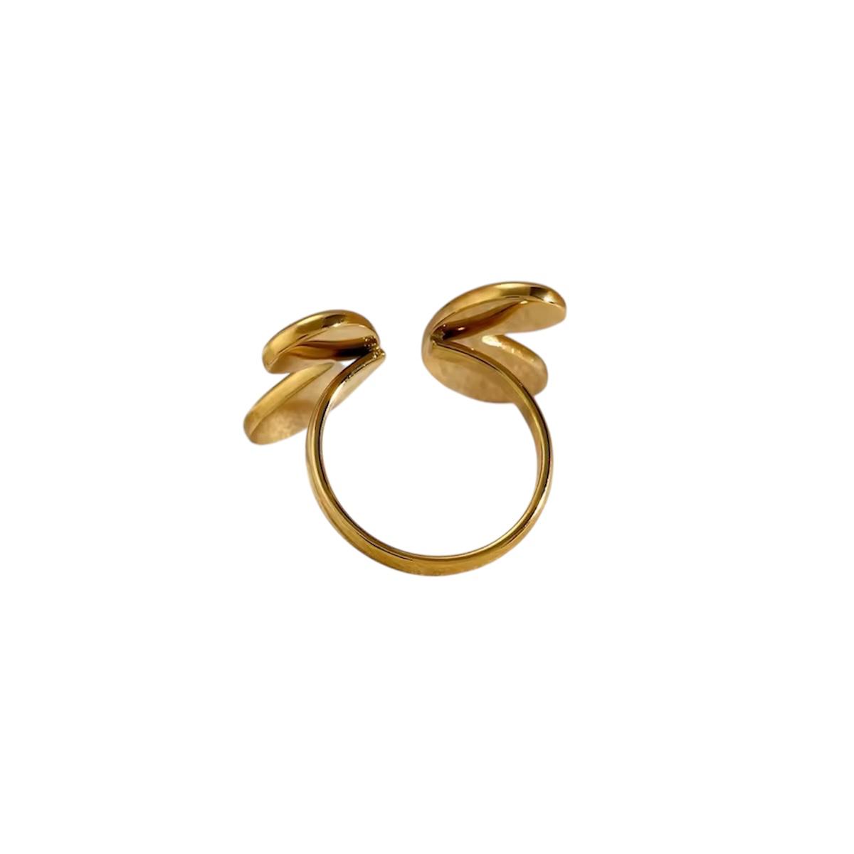 Anello in acciaio inossidabile anallergico e waterproof "Butterfly"