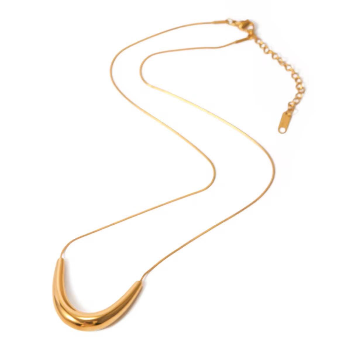 Collana Bonny in acciaio inossidabile placcato oro 18K