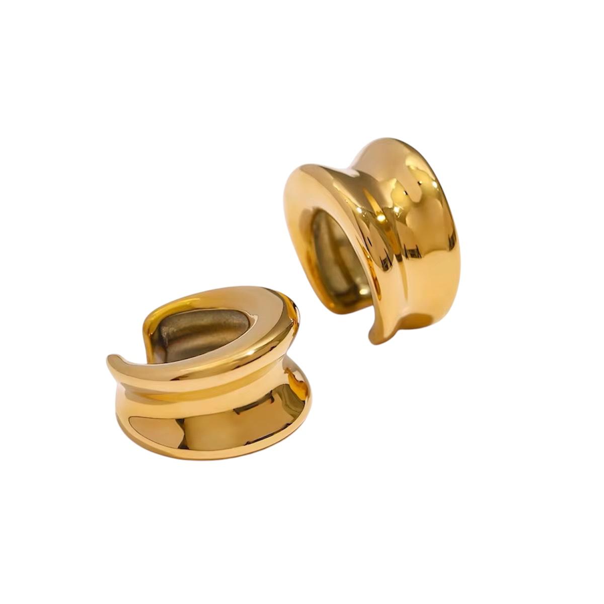 Ear cuff in acciaio inossidabile anallergici e waterproof "Mike"