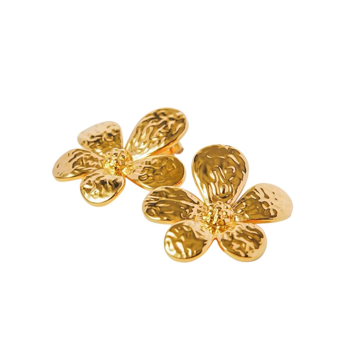 Orecchini in acciaio inossidabile anallergici e waterproof "Daisy"