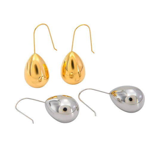 Orecchini in acciaio inossidabile anallergici e waterproof "Pioggia"
