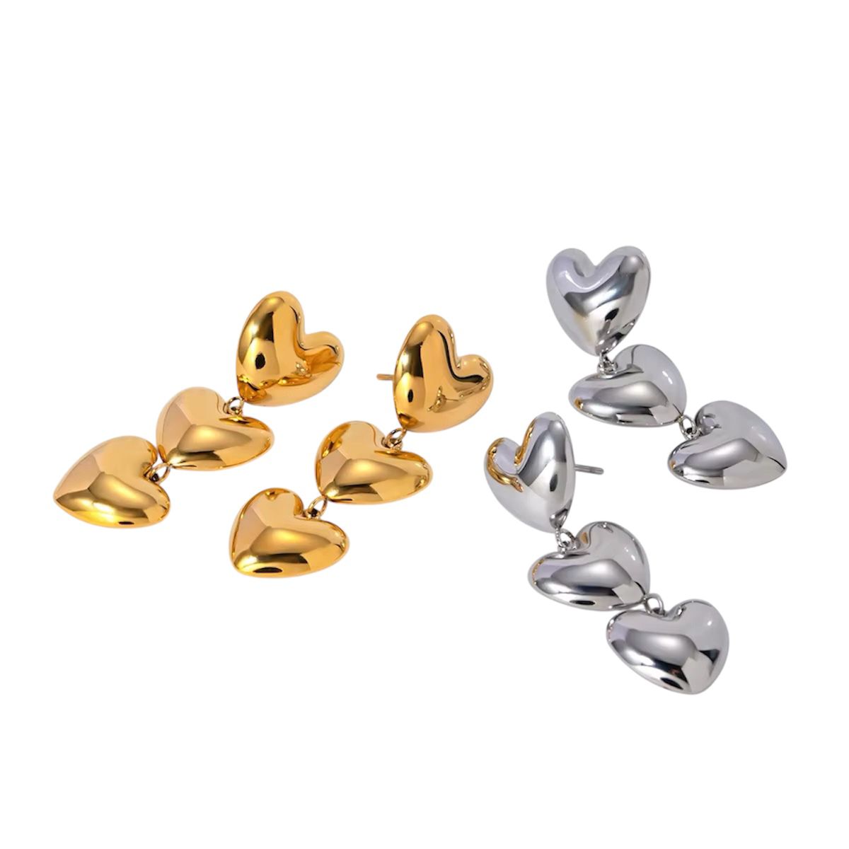 Orecchini in acciaio inossidabile anallergici e waterproof "Emma"