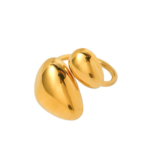 Anello in acciaio inossidabile anallergico e waterproof "Febbraio"
