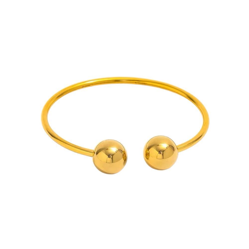 Bracciale in acciaio inossidabile anallergico e waterproof "Pallino"