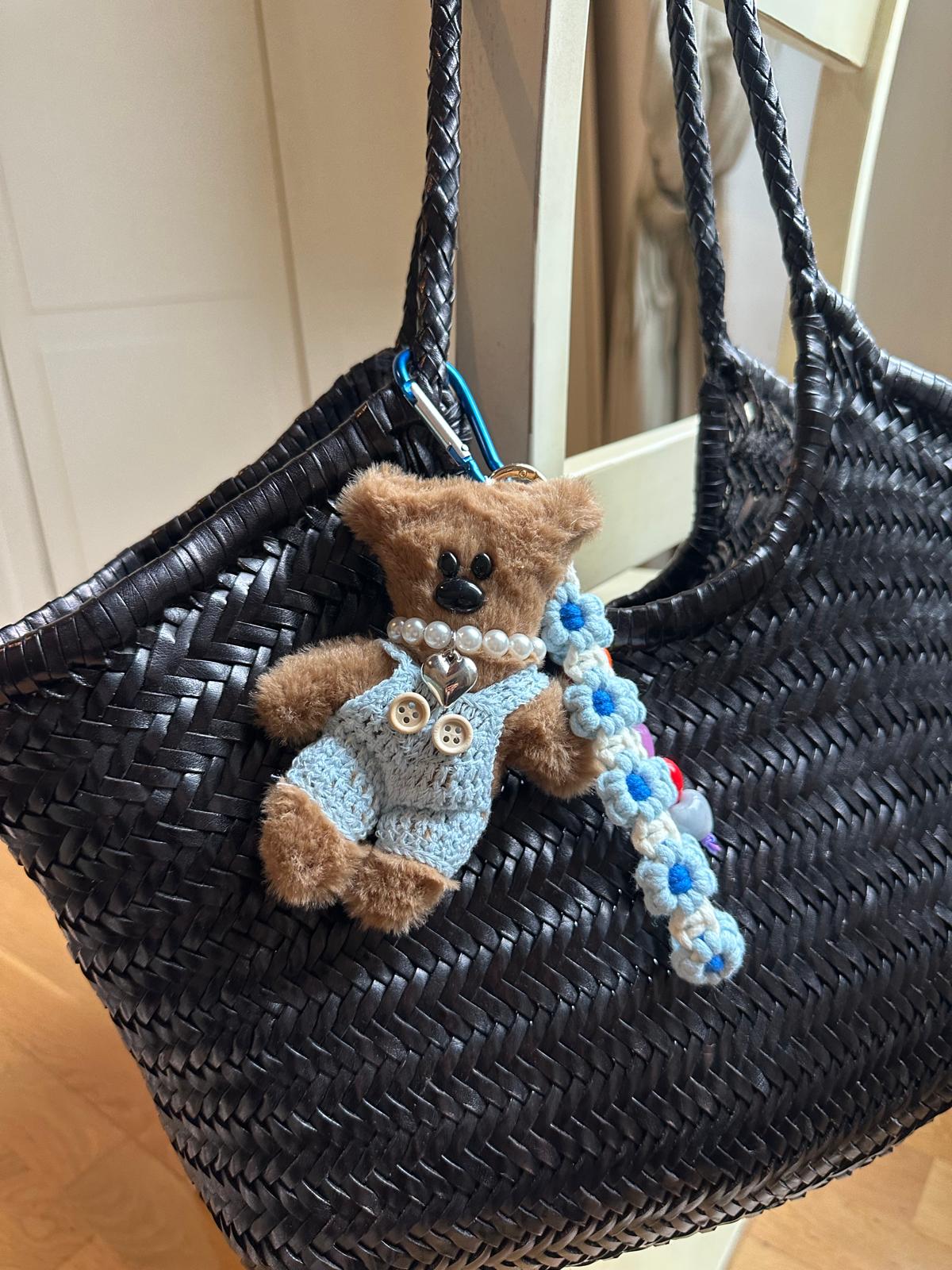 Key Chanin ciondolo da borsa fatto a mano modello Teddy