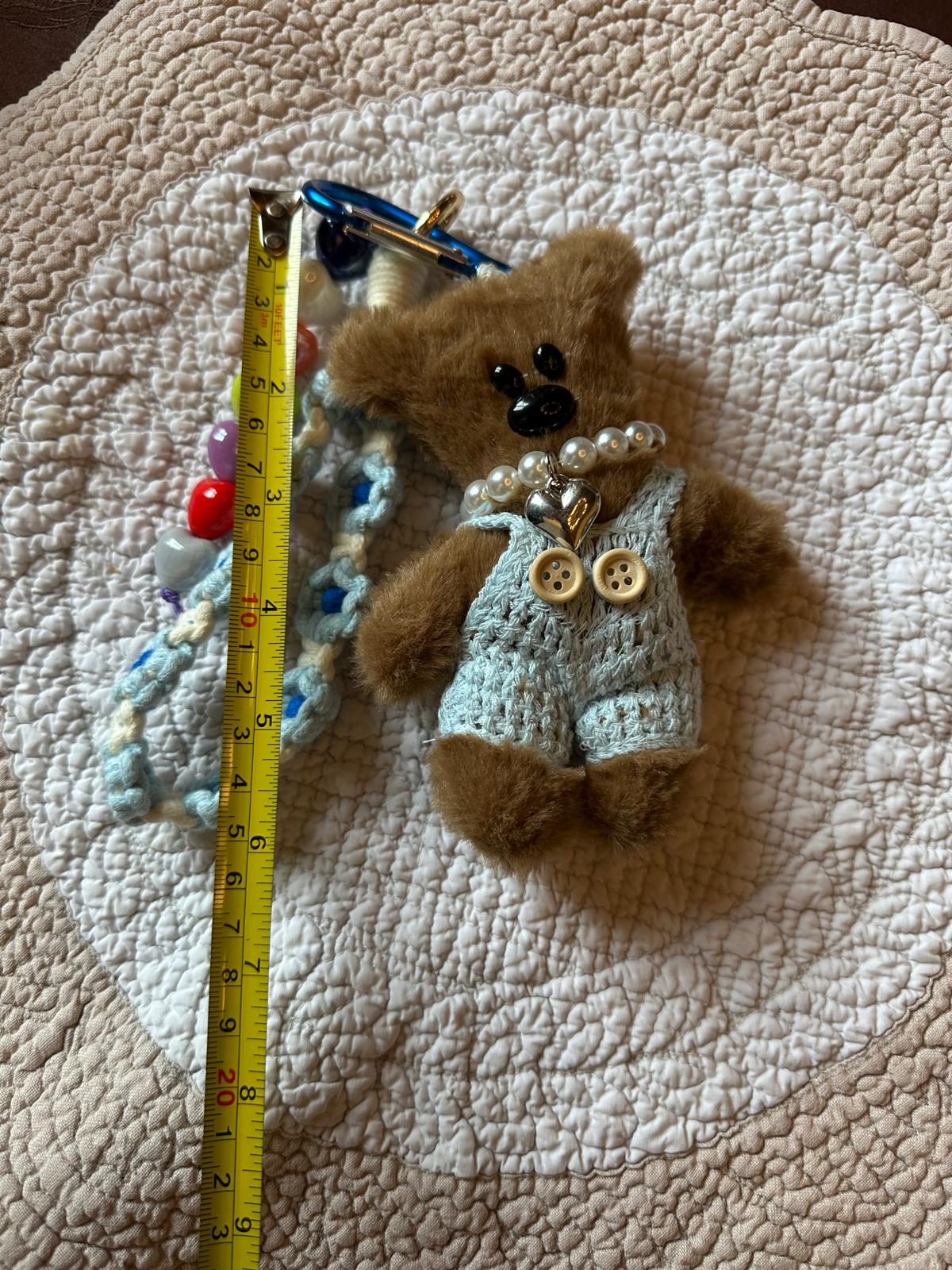 Key Chanin ciondolo da borsa fatto a mano modello Teddy