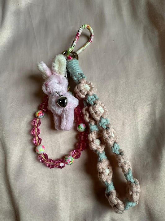 Key Chanin ciondolo da borsa fatto a mano modello Bunnie